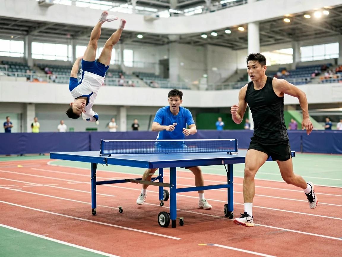 多项目竞技场景奥运积分赛